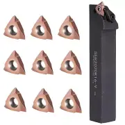 Lathe Thread Cutting Tool Carbide Threaded Inserts Vertical 60 Degree 16VERAG60