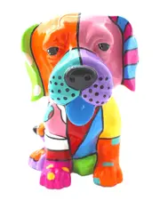 Interior Illusions Plus Dollar Sign Pet Dog with Blue Tongue