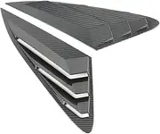 Compatible for Kia K5 Optima DL3 2021 2022 2023 2024 Carbon Fiber Car Rear Window Louver Shutter Cover Trim Side Vent Trims