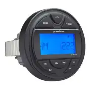 PowerBass MC-100 - Marine Grade Radio With Bluetooth, AM/FM Weather Band