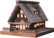 Wooden A House With a Steep Rafter Roof Snow
