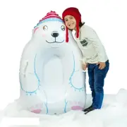 Polar Bear Inflatable Snow Sled 37" Snow Candy Pool Candy SC3010PB