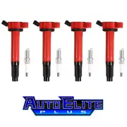 For Camry Sienna RAV4/ tC Energy APE Igntion Coil & Spark Plug 4PCS Kit