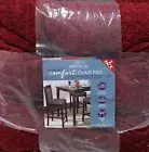 Whitley Willows Reversible Comfort Chair Pad 2 Pack Rhubarb