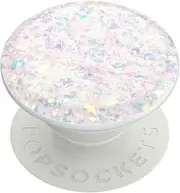 POPSOCKETS Pop Grip Holder for Phone & Tablet (Genuine) - Iridescent Confetti White