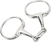 Horse Mouth Bit Stainless Steel O Snaffle Bit Anti Biting Loose Snaffle Horse Farm