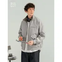 在飛比找ETMall東森購物網優惠-潮Brand秋季立領純色哈靈頓夾克