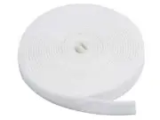 Hook and Loop Fastening Tape, 5 yards/roll, 0.75 in WHITE 5829