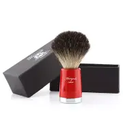 Red Taper Black Badger Bristle Hairs Men Shaving Brush Wet Hair Removal HARYALI