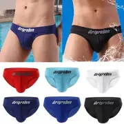 Trendy Men's Bikini Briefs for Swimming Breathable and Stretchy Materials