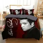 Elvis Presley Red Quilt/Duvet/Doona Cover Set Single Double Queen King Size