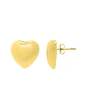 14K Italian Gold Over Silver Studs