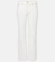 [7 For All Mankind] 7 For All Mankind High-rise straight jeans UK 12 white