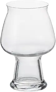 Beer Glass: LuigiBormioli LU-57 11829/02 Hard Cider/Cider, 16.9 fl oz (500 ml), Φ3.9 x H5.7 inches (10 x 14.5 cm), 2 Pieces YA