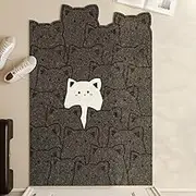Door Mat Front Entrance Interior Exterior Waterproof Quick Dry Durable Natural Rubber Easy Clean Patio Porch Entrance Pad