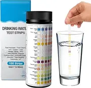5 Drinking Water Test Strips | 16-in-1 Water Quality Testing Kits - 100Strips Home Water Purity Test Strips for Aquarium Swimming Pool Well Water Tap Water Matx-au