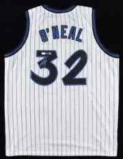 Shaquille O'Neal Signed Jersey Custom Autographed Basketball Jersey (PIA/JSA) Wh