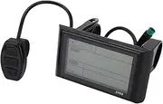 Electric Bike Display Control Panel, 36v 48v LCD S900 Display Control Panel, Waterproof LCD Display Meter for ElectricBicycle, 5 Pin Waterproof Interface Ebike Screen