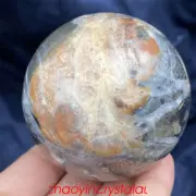 0.94LB Natural amazonite ball quartz crystal sphere 66mm reiki healing XQ840