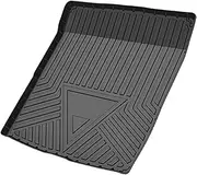 X AUTOHAUX Flat Face Cargo Liner Rear Trunk Mat Trunk Cargo Luggage Boot Tray Mat Stripes and Triangles Pattern for Volvo S90 2017-2019 Anti-Slip