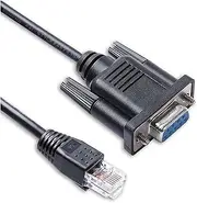 9Pin D-Sub DB9 Female RS232 Serial to RJ45 8P8C Console Communication Cable for US2000C US3000C US5000(Size:2.98)