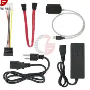 SATA/PATA/IDE To USB 2.0 Adapter Converter Cable For 2.5 3.5 Hard Drive US Plug
