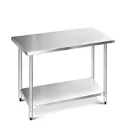Cefito 1219x610mm Stainless Steel Kitchen Bench 30