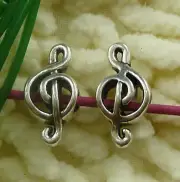 150Pcs Tibetan Silver Musical Note Spacer Beads 18X9MM S2294 DIY Jewelry Making