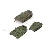 World of Tanks Miniatures Game USSR Tank Platoon 4 Expansion (T-54, Loza's M4-A2 Sherman, T62A)