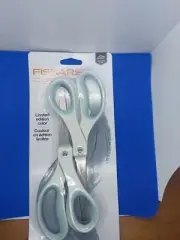 FISKARS Performance 2-Pk Titanium Softgrip 8in Fashion Scissors Sea Mist Eclips