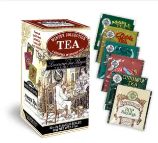 *本月促銷*即享萌茶~MlesnA WINTER COLLECTION曼斯納冬季選集紅茶組合包(內有6款茶)30茶包/盒