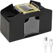 4 Decktomatic Card Shuffler USB Card Shuffling Machine for Poker Blackjack