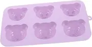 Zerodeko Food Ice Tray Silicone Bear Ice Cube Mold Fun Safe for Boys and Girls Meals
