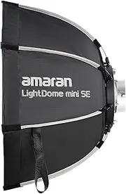 Amaran Light Dome Mini SE - Studio Softbox for Amaran 60/100/200 Series, Aputure LS 60, LS 300D, 300D II, 300X and Other Bowens Mount Video LED Light