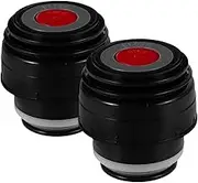 Zerodeko 2pcs Vacuum Flask Stopper Replacement Leak Lid for Insulated Beverage Bottles Design for Cup Compatible with Mouth Classic Vacuum Insulated Tumblers