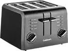 Compact Black Cuisinart CPT-142BK 4-Slice Plastic Toaster
