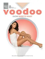 [Voodoo] Glow Sheer To Waist Pantyhose in Beige