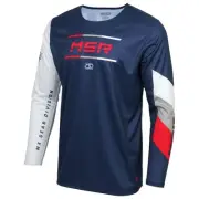 MSR 213-645-0010 Youth Axxis Proto Jersey X-Large Blue/Red/White