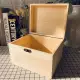 &#x1f4c3;附發票 木盒定做復古長方形木質桌面收納盒帶鎖實木盒子包裝禮物品盒大號(221元)