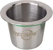 [RECAPS] Stainless Steel Refillable Filter Reusable Pod Compatible with Nespresso Original Line Machine But Not All (Only 1 Pod, Lids Excluded)