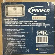 PROFLO PFUC308A6 - 29-3/4" Undermount Single Basin Stainless Steel Kitchen Sink