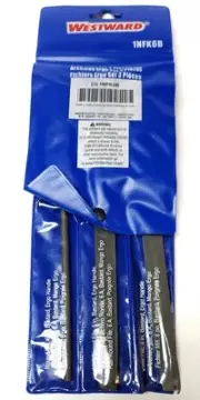 WESTWARD ERGO FILES 3 PIECE SET 6" Round File 6" Half Round File 6" Mill File
