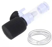 Eficentline Mini Filter, Super Mini Aquarium Single Sponge Filter, Three-in-one Filter Aerator, Quiet Submersible Foam Filter for Small Fish Tank 1-10 Gallon