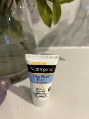 Neutrogena Ultra Sheer Body Lotion Sunscreen SPF 50 14ML Broad Spectrum NEW