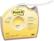 3M 652 Post-It Labeling/Cover-Up Tape, Non-Refillable, 1/3" x 700" Roll, 1/EA