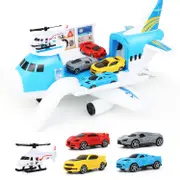 Children Toy Aircraft Vehicles Transports Plane Kids Air Freighter Car