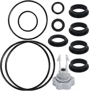 Dsyboko Pool Sand Filter Pump Parts Repair Set for Iintex Pool Pump Parts,Pool Filter Pump Repair Set Replacement for Intex 25013 O Rings,Air Release Valve and O-Rings,1 Pack(12 Pieces)