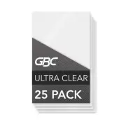 GBC Laminating Sheets, Thermal Laminating Pouches, Index Card Size, 5 Mil, He...