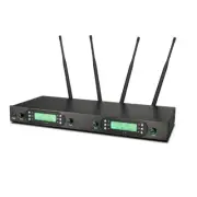 JD-400 UHF Wireless Microphone System Cordless w/ 4 Mics for Stage Conference
