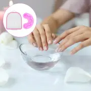 2 Pcs Manicure Hand Soak Bowl off Lash Remover Lint Nail Wipes Tools for Art